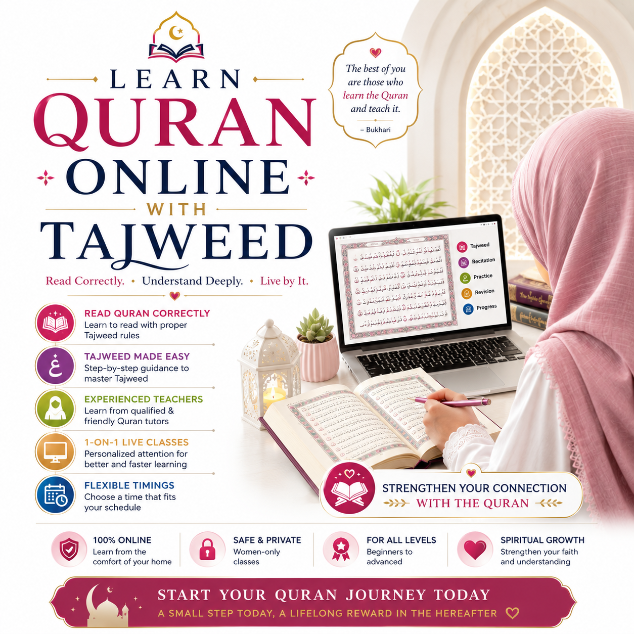 Learn Quran Online with Tajweed