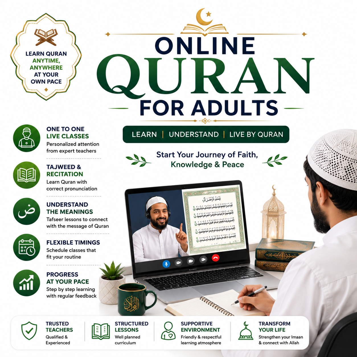Online Quran Learning for Adults — Quran Classes Online